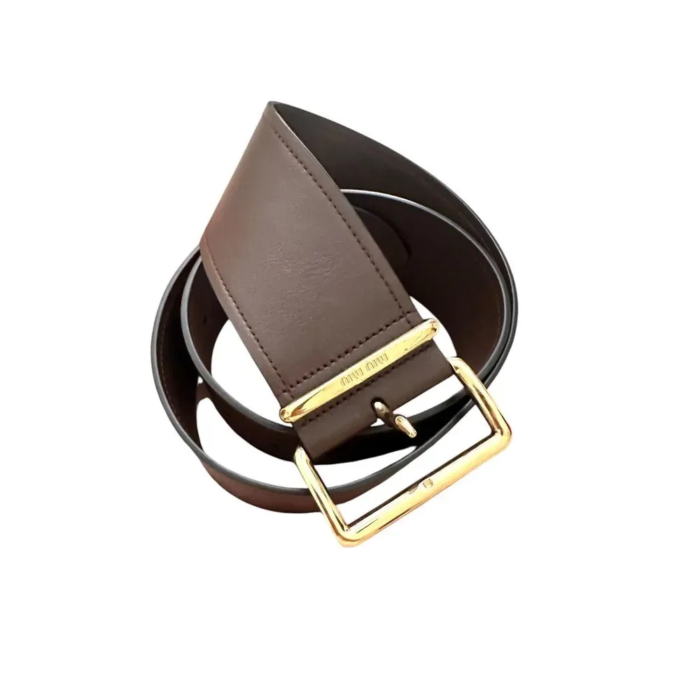 Miu Miu miu leather